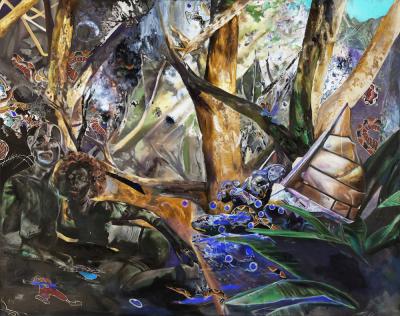 Jungle, 2007, Afterimage, (C-Print auf Aludibond), 150 x 190 cm