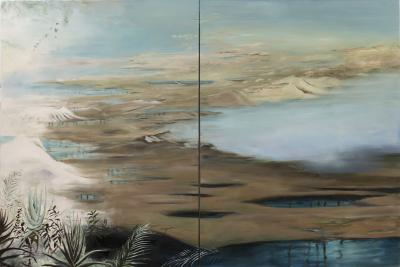 Friederike Jokisch, Neue Ebene, 2018, Öl auf Leinwand, 200 x 300 cm