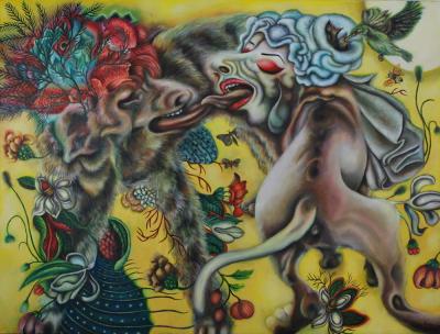 Weddings Day, 2015, Acryl auf Leinwand, 75 x 100 cm