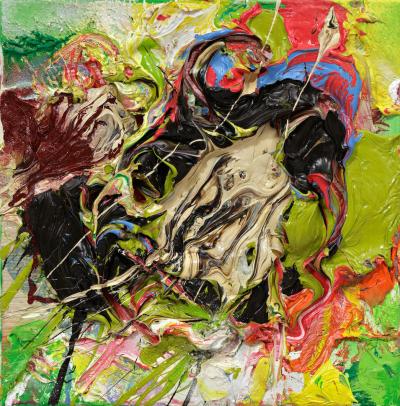 Nothing but Color - No 6, 2020, Öl auf Leinwand, 30 x 30 cm