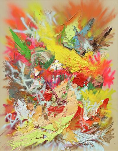 Last Light of Summer, 2018, Öl auf leinwand, 180 x 140 cm