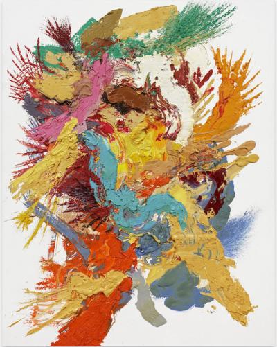 Spring Garden, 2018, Öl auf Leinwand, 180 x 140 cm