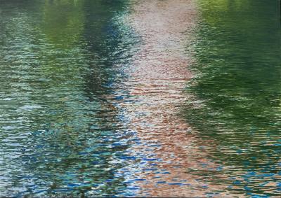 Reflection, 2026, Öl auf Leinwand, 120 x 170 cm
