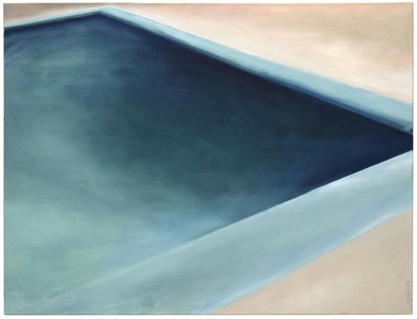 Friederike Jokisch, Pool, Öl auf Leinwand, 130 x 170 cm