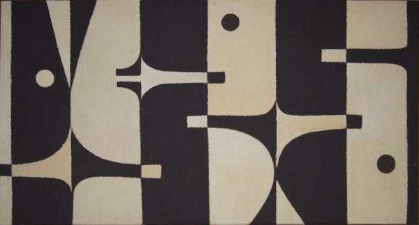 o.T. - No 780, 1965, Öl auf Holz, 65,7 x 122 cm