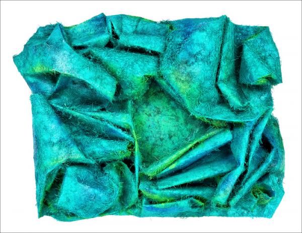 Jealousy of Fallen Thirst (Eifersucht), 2018, Fiberglas, Farbe auf Leinwand, 100 x 120 x 30 cm