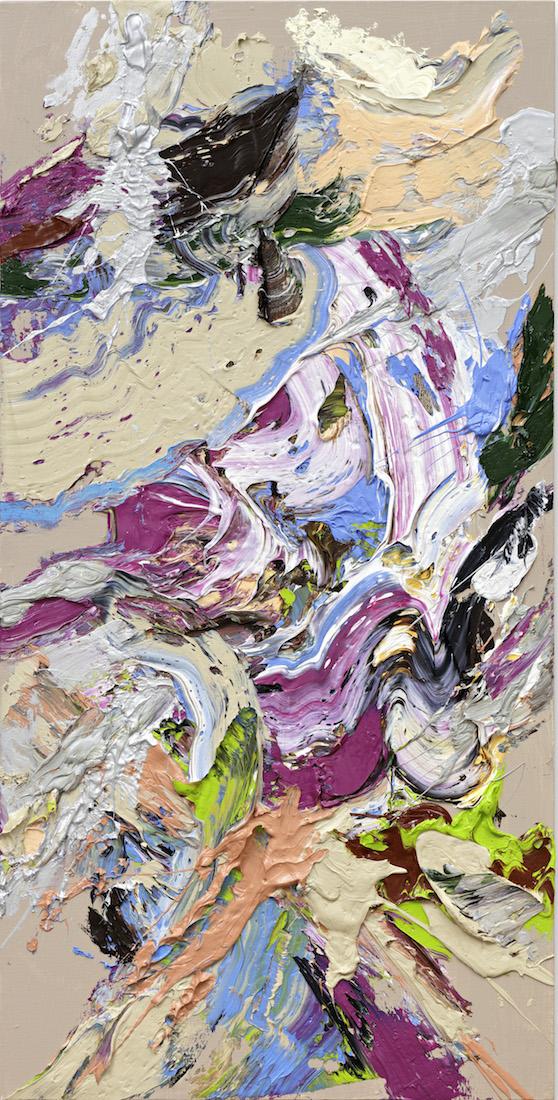 Heiner, Landscape No 3, 2020, 110 x 55 cm, Öl auf Leinwand 
