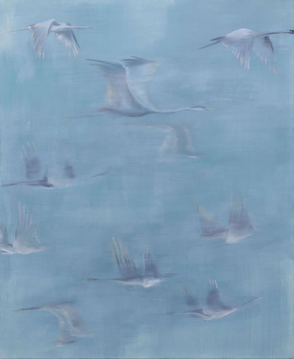 Schwung II, 2021, Öl auf Leinwand, 170 x 140 cm