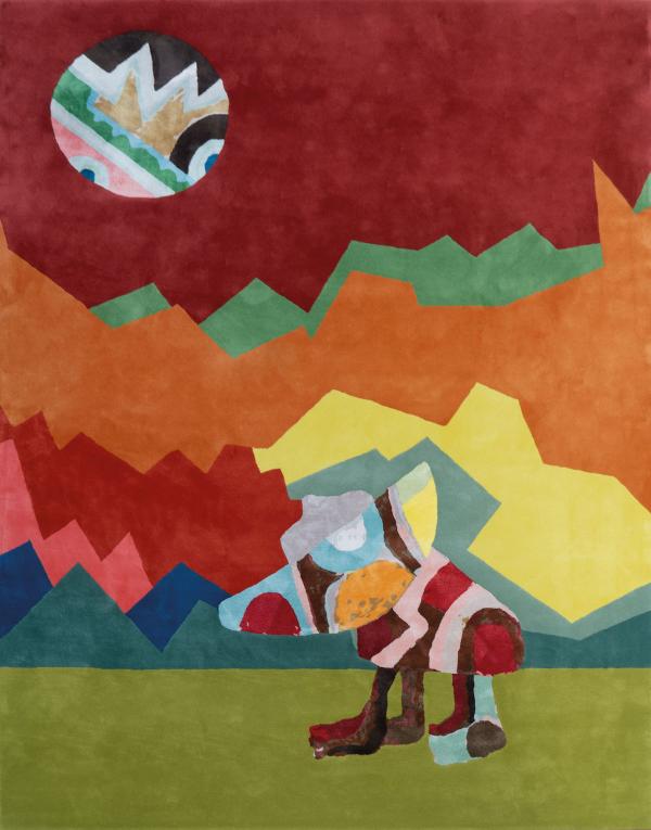 Teppich - Rug 3 - Series A, 2021, Wolle, Viscose, 360 x 280 cm