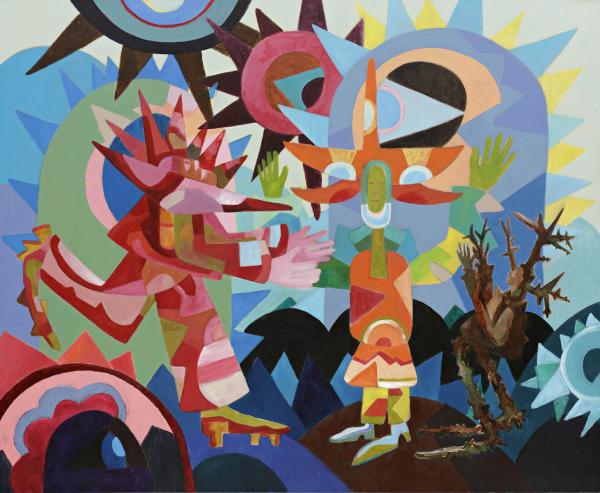 Terrestrial Planet, 2020, Acryl on Canvas, 180 x 220 cm