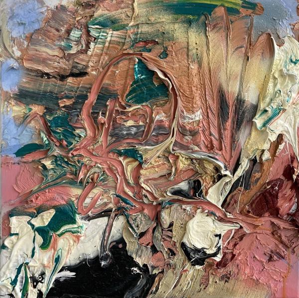 Nothing but Color No 15, 2020, Öl auf Leinwand, 40 x 40 cm