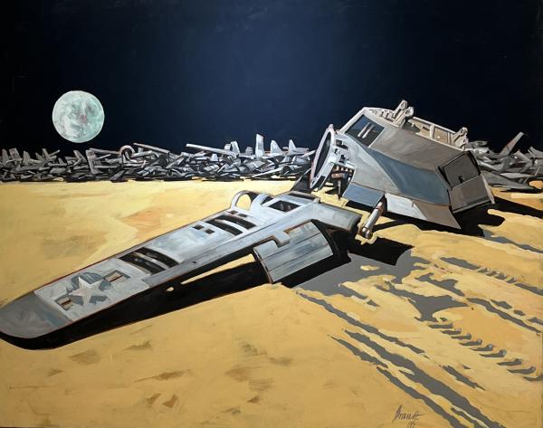 Schöne Sommernacht, 2010, Acryl auf Leinwand, 160 x 200 cm