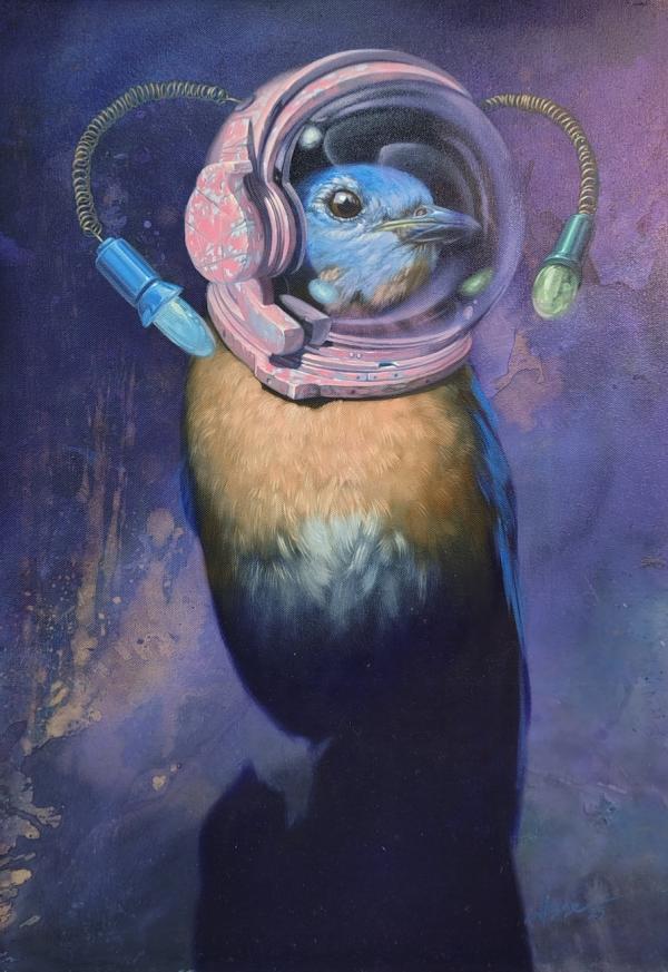 Weiter, 2025, Öl auf Leinwand, 70 x 50 cm