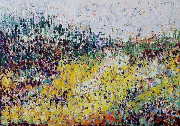 Cacaotepec, 2024, Öl auf Leinwand, 70 x 100 cm