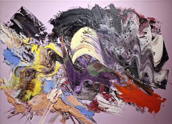 Russian Winter, 2015, Öl auf Leinwand, 70 x 100 cm