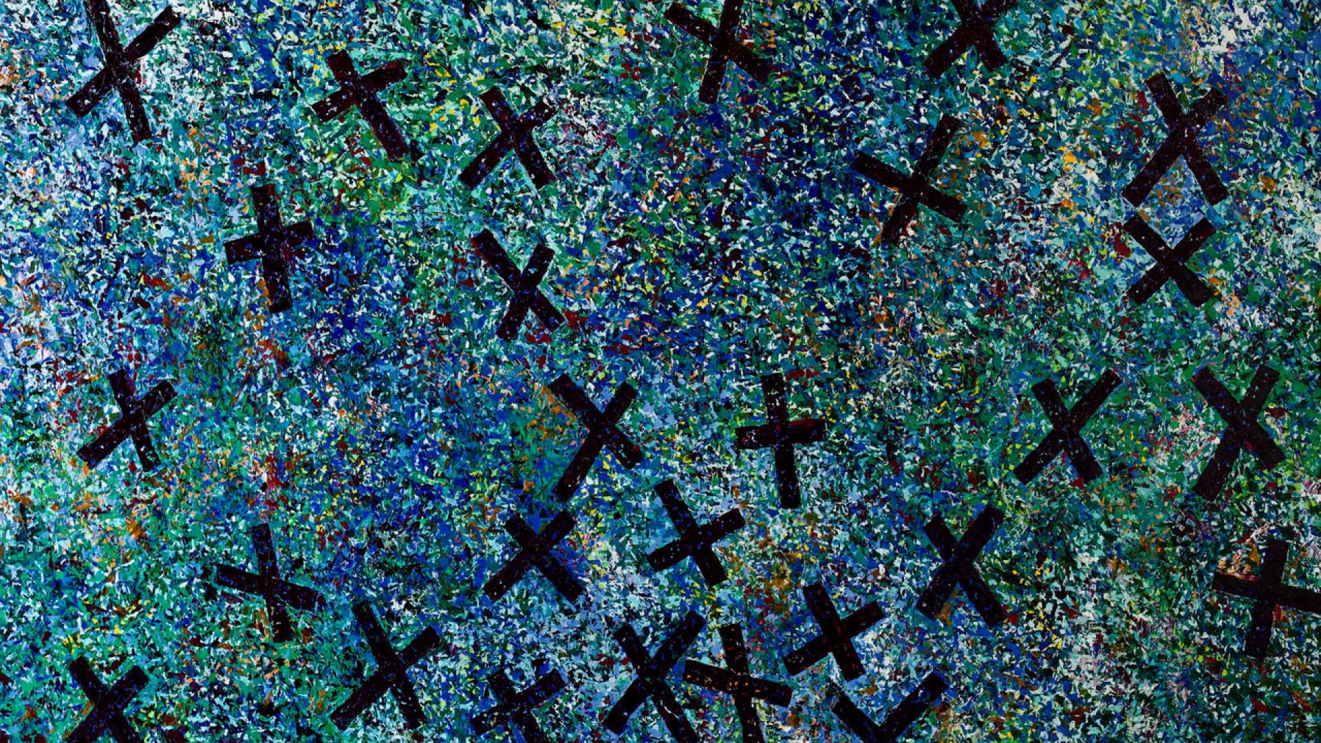 Wo kommst Du her, 2019, Öl auf Leinwand, 200 x 340 cm