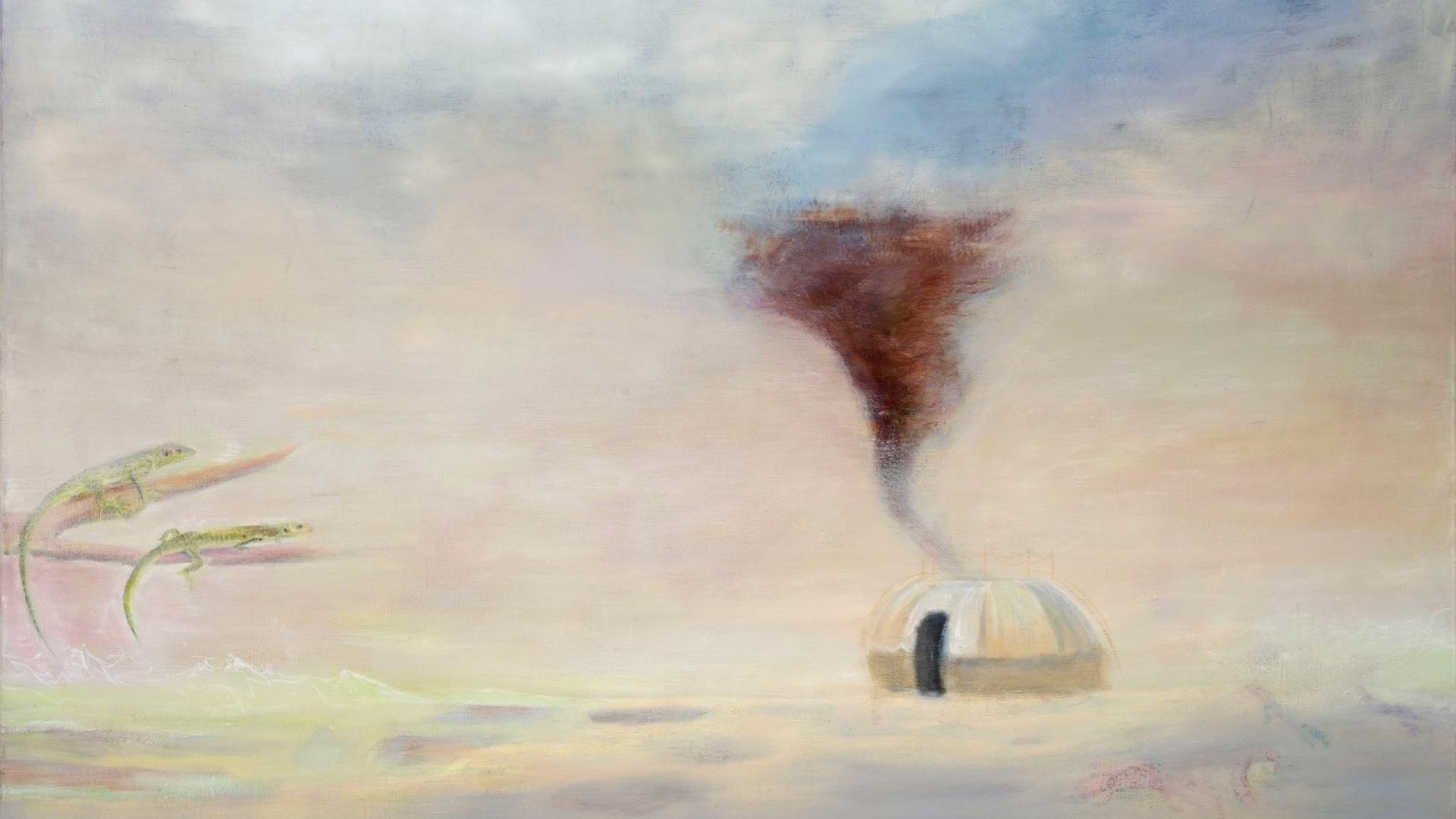 Riechen, 2013, Öl auf Leinwand, 150 x 210 cm