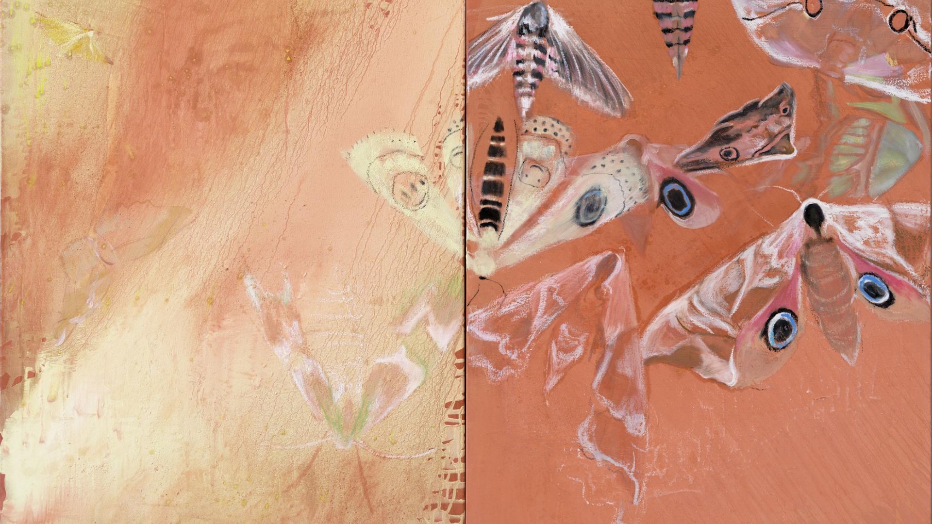 falten, 2026, Öl auf Leinwand, 100 x 160cm